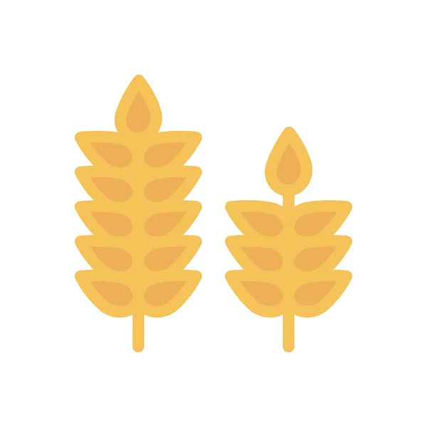 Wheat Vector Illustration Transparent Background Premium Quality Symbols Stroke Icon — ストックベクタ