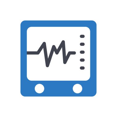Şeffaf bir arkaplanda nabız vektör çizimi. Konsept ve grafik tasarım simgeleri için kaliteli semboller..