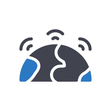 Şeffaf bir arkaplan üzerinde küresel vektör illüstrasyonu. Konsept ve grafik tasarımı için özel kalite semboller.. 