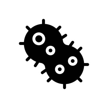 Şeffaf bir arkaplan üzerinde virüs vektör çizimi. Konsept ve grafik tasarımı için mükemmel kalite semboller.. 