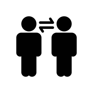 Saydam bir arkaplan üzerinde sosyal vektör illüstrasyonu. Konsept ve grafik tasarımı için özel kalite semboller..