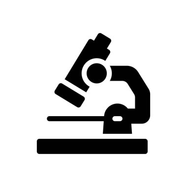 Şeffaf bir arkaplan üzerinde mikroskop vektör çizimi. Konsept ve grafik tasarımı için özel kalite semboller.. 