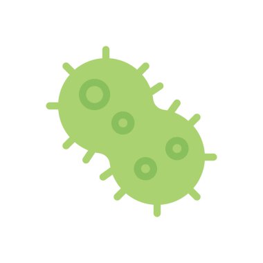 Şeffaf bir arkaplan üzerinde virüs vektör çizimi. Konsept ve grafik tasarımı için prim kalite simgeleri.. 