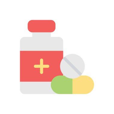 Şeffaf bir arkaplan üzerinde tıp vektörü illüstrasyonu. Konsept ve grafik tasarımı için birinci sınıf kalite simgeler..