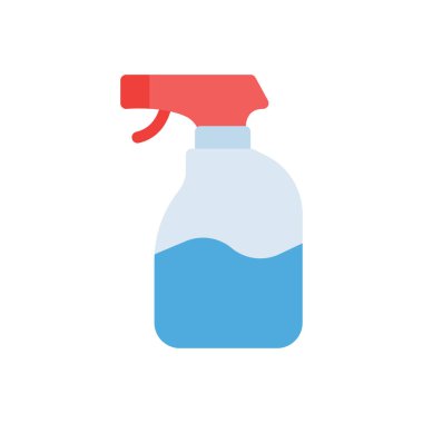 Şeffaf bir arkaplan üzerinde dezenfektan vektör çizimi. Konsept ve grafik tasarımı için premium kalite simgeleri..