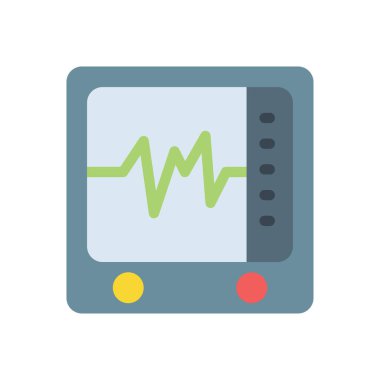 Saydam bir arkaplanda nabız vektör çizimi. Konsept ve grafik tasarım için kaliteli semboller.. 