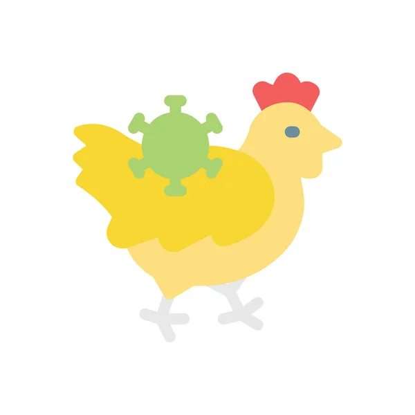 Векторная Иллюстрация Курицы Прозрачном Фоне Премиум Символы Качества — стоковый вектор