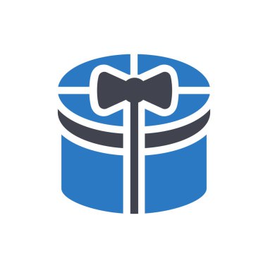 Şeffaf bir arkaplan üzerinde hediye kutusu vektör illüstrasyonu. Konsept ve grafik tasarımı için özel kalite semboller..