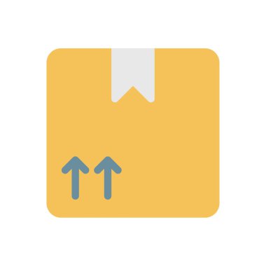 Şeffaf bir arkaplan üzerinde paket vektör illüstrasyonu. Konsept ve grafik tasarımı için birinci sınıf kalite simgeler.. 