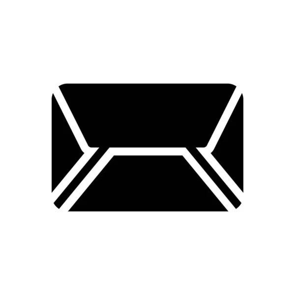 Envelop Vector Illustration Transparent Background Premium Quality Symbols Glyphs Icon — Vetor de Stock