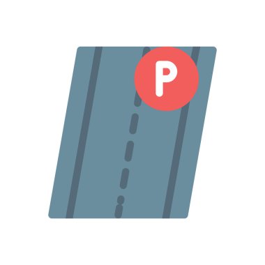 Şeffaf bir arkaplan üzerinde yol vektör çizimi. Konsept ve grafik tasarım için mükemmel kalite simgeleri..