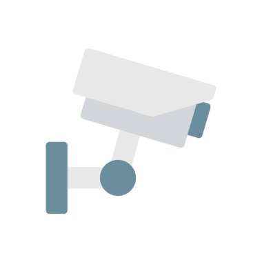 Saydam bir arkaplan üzerinde CCTV vektör illüstrasyonu. Konsept ve grafik tasarımı için premium kalite simgeleri..