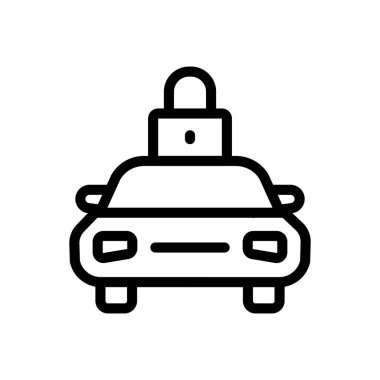 Saydam bir arkaplanda park vektörü çizimi. Premium kalite semboller. Konsept ve grafik tasarım için ince çizgi simgesi.