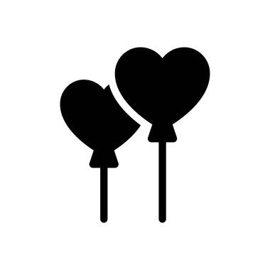 Saydam bir arkaplan üzerinde balon vektör illüstrasyonu. Konsept ve grafik tasarım simgeleri için kaliteli semboller..