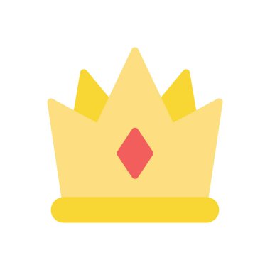 Şeffaf bir arkaplan üzerinde kral vektör illüstrasyonu. Konsept ve grafik tasarım için premium kalite simgeleri..