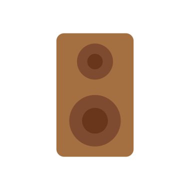 Şeffaf bir arkaplan üzerinde woofer vektör illüstrasyonu. Konsept ve grafik tasarım için premimium kalite simgeleri.. 