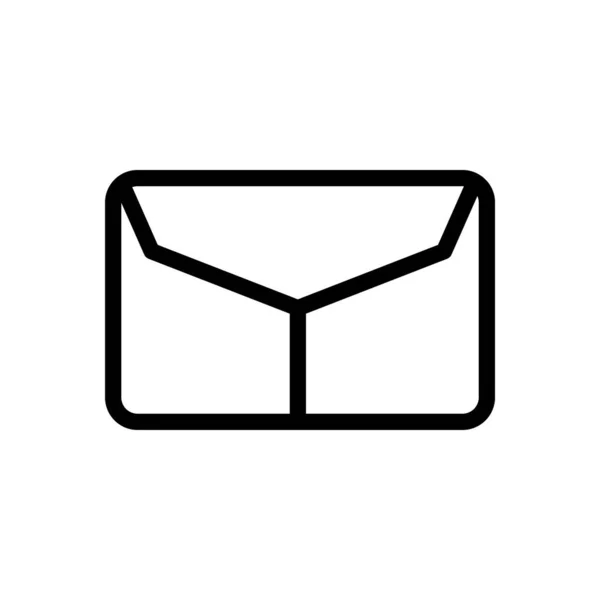 Envelope Vector Illustration Transparent Background Premium Quality Symbols Thin Line — ストックベクタ
