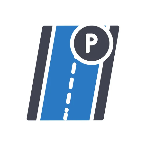 Straßenvektorillustration Auf Transparentem Hintergrund Symbole Premium Qualität Glyphen Symbol Für — Stockvektor