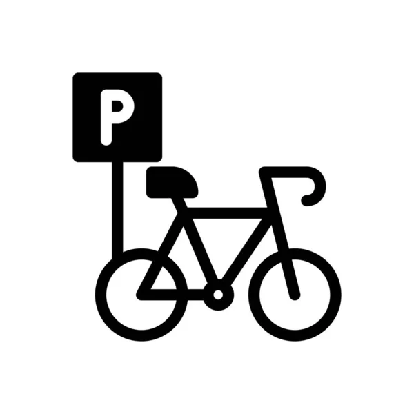 Ilustração Vetorial Bicicleta Fundo Transparente Símbolos Qualidade Premium Ícone Glifos —  Vetores de Stock
