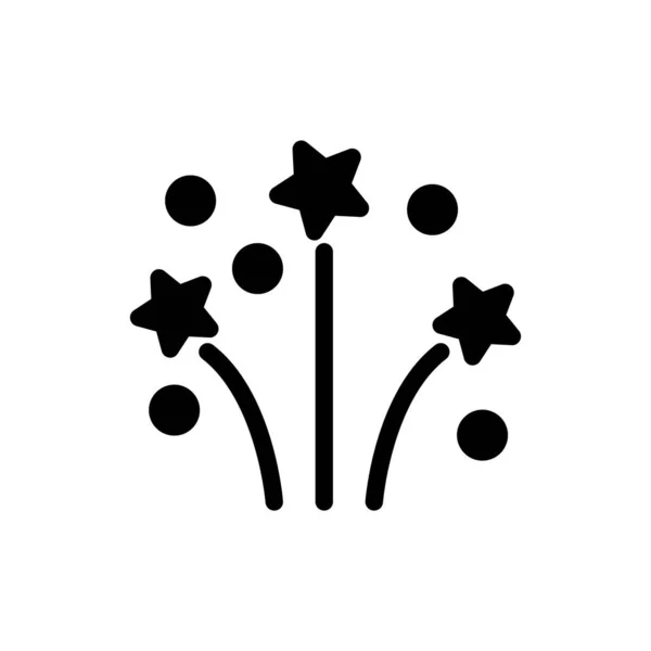 Феєрверки Векторні Ілюстрації Прозорому Фоні Символи Якості Премій Піктограми Гліфів — стоковий вектор