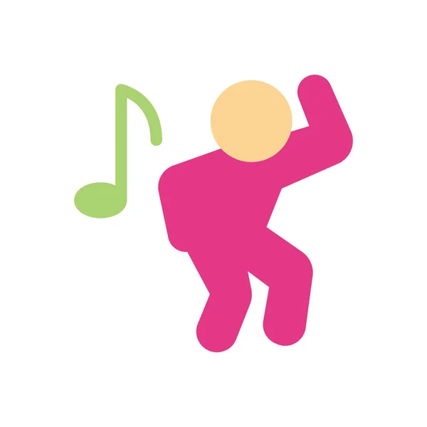 Dancing Vector Illustration Transparent Background Premium Quality Symbols Stroke Icon — Image vectorielle