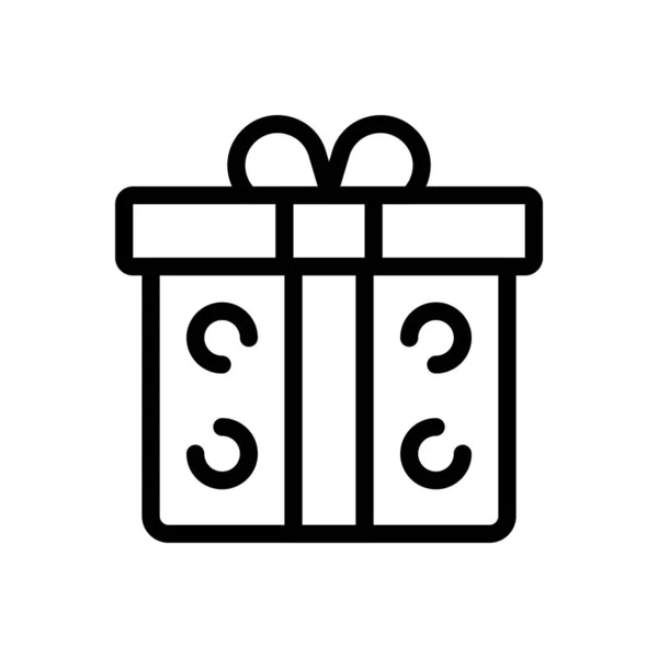 Giftbox Vektor Illustration Auf Einem Transparenten Hintergrund Premium Qualität Symbole — Stockvektor