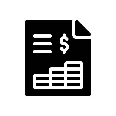 Saydam bir arkaplanda dolar vektör illüstrasyonu. Konsept ve grafik tasarım simgeleri için kaliteli semboller..