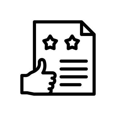 Şeffaf bir arkaplan üzerinde yıldız vektör çizimi. Premium kalite semboller. Konsept ve grafik tasarım için ince çizgi simgesi.