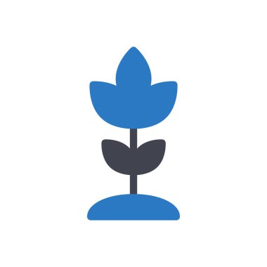 Şeffaf bir arkaplan üzerinde bitki vektör illüstrasyonu. Konsept ve grafik tasarım için özel kalite semboller.. 