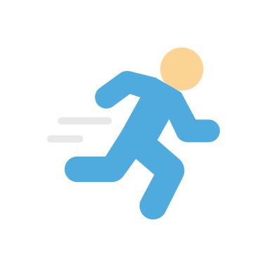 şeffaf bir arkaplan üzerinde vektör illüstrasyonu çalıştırılıyor. Konsept ve grafik tasarım için premium kalite simgeleri..