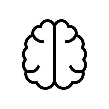 Şeffaf bir arkaplan üzerinde zihin vektör çizimi. Premium kalite semboller. Konsept ve grafik tasarım için ince çizgi simgesi.