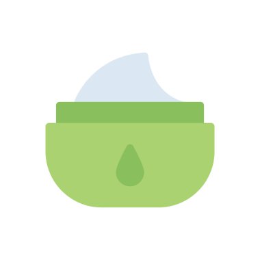 Şeffaf bir arkaplan üzerinde krem vektör çizimi. Konsept ve grafik tasarımı için birinci sınıf kalite simgeler.. 