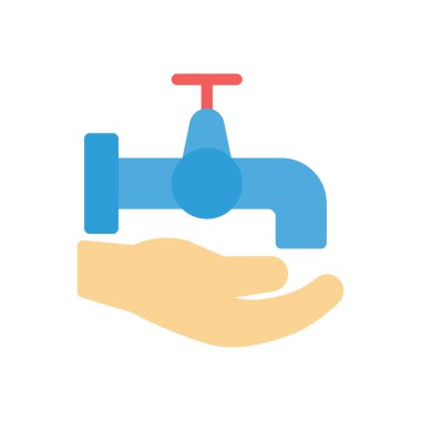 Saydam bir arkaplan üzerinde tap vektör çizimi. Konsept ve grafik tasarım için premium kalite simgeleri..