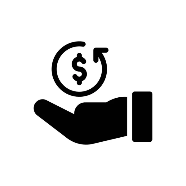 Dollar Vector Illustration Transparent Background Premium Quality Symbols Glyphs Icon — Stock Vector