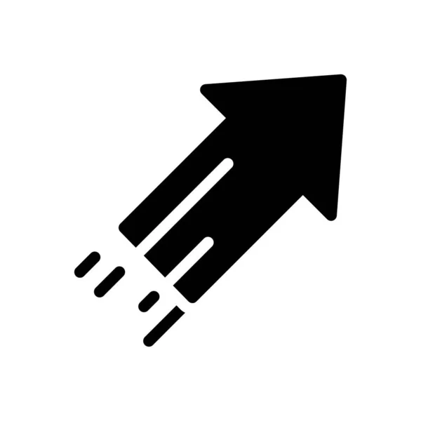 Arrow Vector Illustration Transparent Background Premium Quality Symbols Glyphs Icon — Image vectorielle