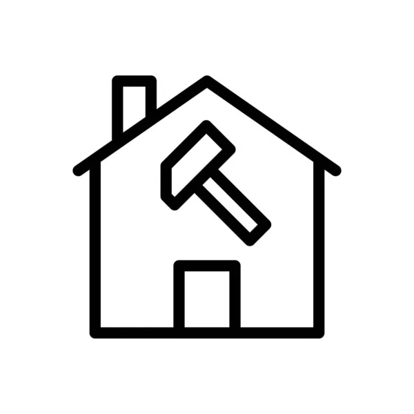 Haus Vektor Illustration Auf Einem Transparenten Hintergrund Premium Qualität Symbole — Stockvektor