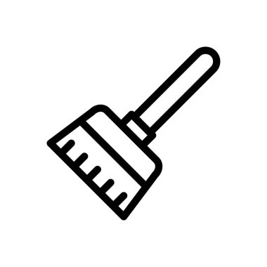 Şeffaf arkaplan üzerinde fırça vektör çizimi. Premium kalite semboller. Konsept ve grafik tasarım için ince çizgi simgesi. 