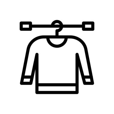 Şeffaf bir arkaplanda kumaş vektör çizimi. Premium kalite semboller. Konsept ve grafik tasarım için ince çizgi simgesi.