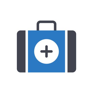 medical kit vector illustration on a transparent background.Premium quality symbols.Glyphs icon for concept and graphic design.