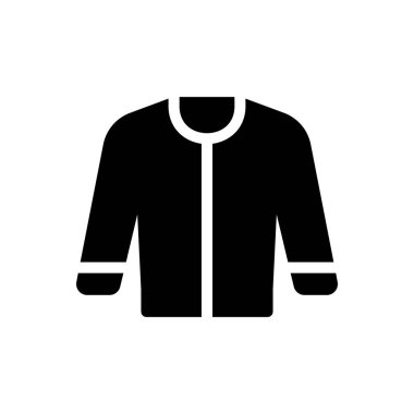 Saydam bir arkaplan üzerinde gömlek vektör illüstrasyonu. Konsept ve grafik tasarım için kaliteli semboller..