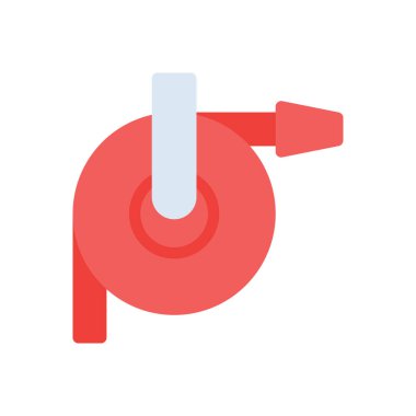 Şeffaf bir arkaplan üzerindeki hortum vektör çizimi. Konsept ve grafik tasarımı için özel kalite simgeleri.. 