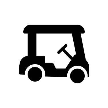 Şeffaf bir arkaplan üzerinde golf vektörü çizimi. Konsept ve grafik tasarım simgeleri için kaliteli semboller.. 