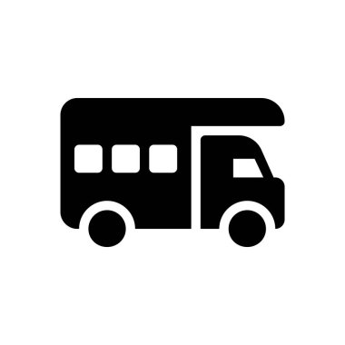 Şeffaf bir arkaplan üzerinde van vektör illüstrasyonu. Konsept ve grafik tasarımı için özel kalite semboller..