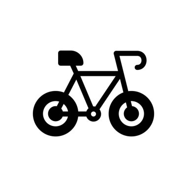 Şeffaf bir arkaplan üzerinde bisiklet vektör çizimi. Konsept ve grafik tasarımı için en iyi kalite semboller..
