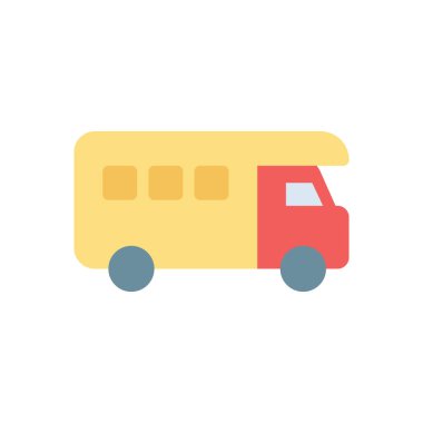 Şeffaf bir arkaplan üzerinde van vektör illüstrasyonu. Konsept ve grafik tasarımı için premium kalite simgeleri.. 