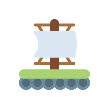 Saydam bir arkaplan üzerinde tekne vektör çizimi. Konsept ve grafik tasarım için mükemmel kalite simgeleri..