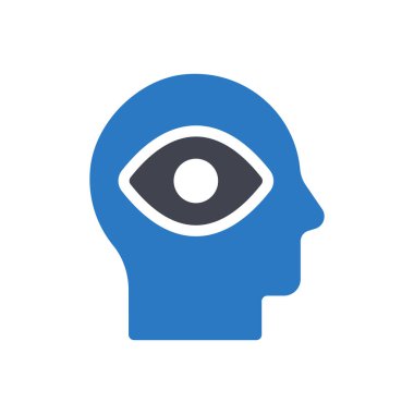 Saydam bir arkaplan üzerinde beyin vektör çizimi. Konsept ve grafik tasarım simgeleri..