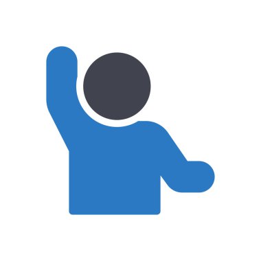 Saydam bir arkaplan üzerinde insan vektör illüstrasyonu. Konsept ve grafik tasarım simgeleri için kaliteli semboller.. 