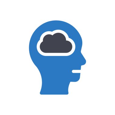 Şeffaf bir arkaplan üzerinde bulut vektör çizimi. Konsept ve grafik tasarımı için özel kalite semboller.. 