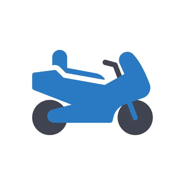 Bike Vector Illustration Transparent Background Premium Quality Symbols Glyphs Icon — Stok Vektör